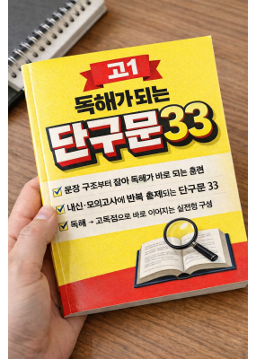 고1 독해가 되는 단구문33